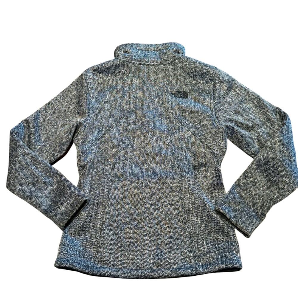 The North Face Windwall Women's Small Black Herringbone Full Zip Jacket/Coat - Picture 2 of 7
